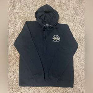 Billabong mens large long sleeve hoodie sweatshirt, black, almost new condition